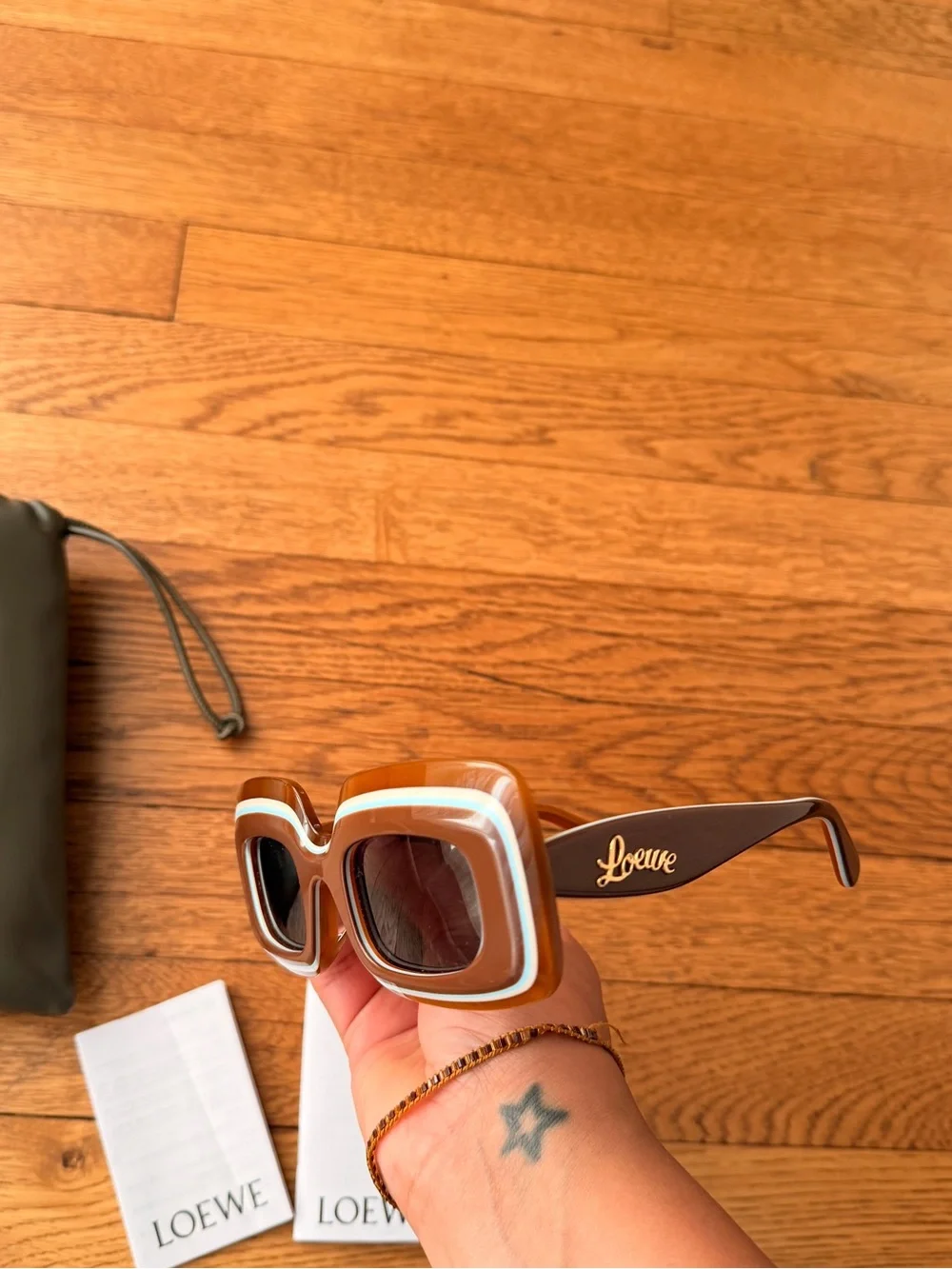 LOEWE × Paula's Ibiza 47MM Rectangular Sunglasses